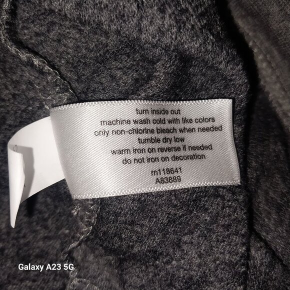 Lane Bryant Gray Hooded Sweatshirt Oh What Fun Graphic Size 14/16 Cotton Blend M - Picture 6 of 6